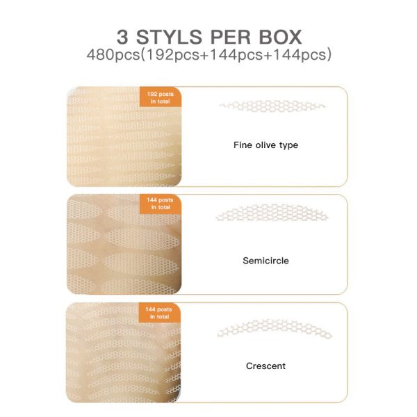 2 Lace Self Adhesive Double Eyelid Sticker
